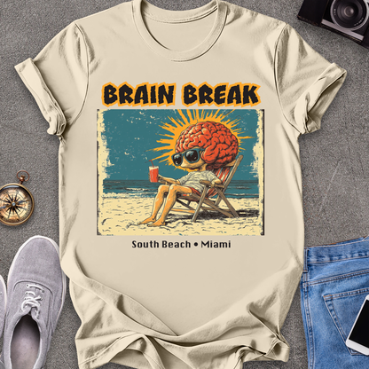 Brain Break - South Beach, Miami Florida T-Shirt