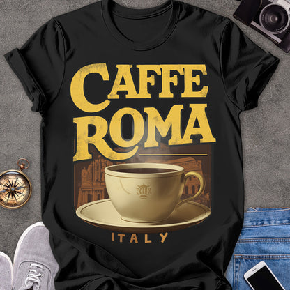 Caffe Roma, Italy | Softstyle T-Shirt | Italian Travel Tee