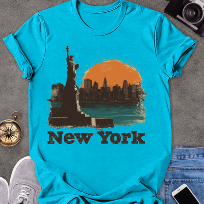 New York | Unisex Softstyle T-Shirt | New York Travel Tee