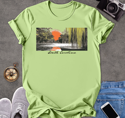 South Carolina-Moss in The Trees | Unisex Softstyle T-Shirt | Travel Lover Tee