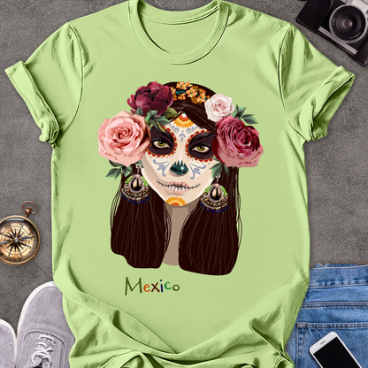 Mexico | Unisex Softstyle T-Shirt | Day of the Dead Tee