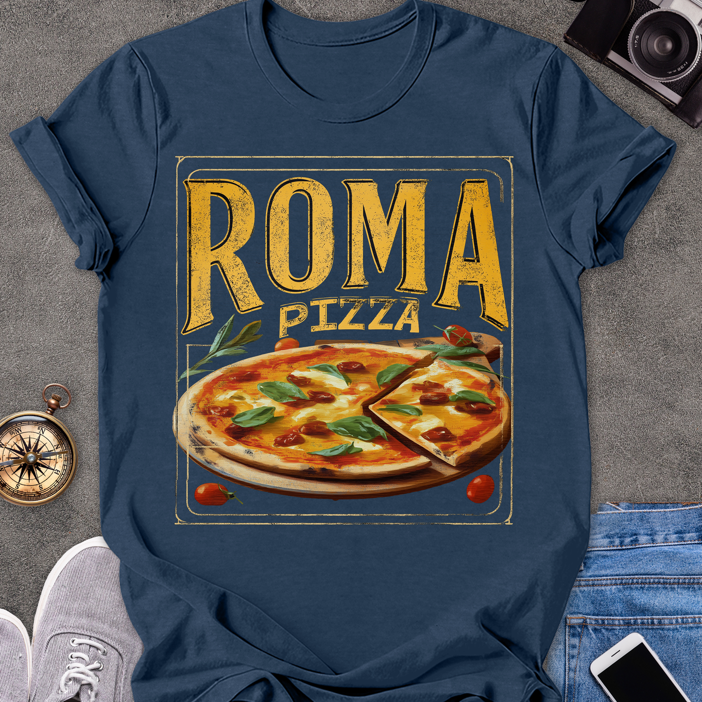 Roma Pizza | Softstyle T-Shirt | Italy Travel Tee