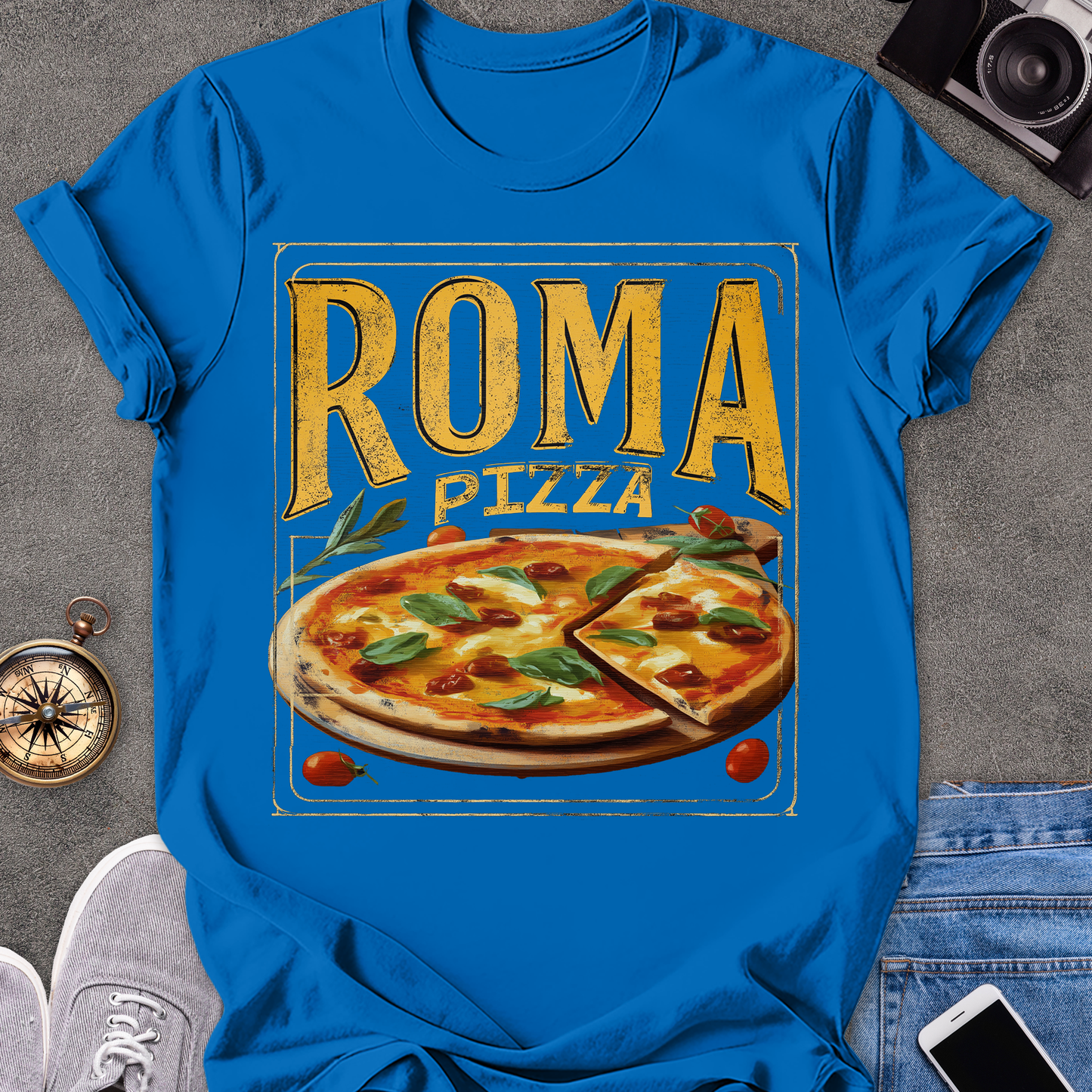 Roma Pizza | Softstyle T-Shirt | Italy Travel Tee