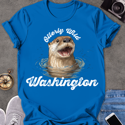 Otterly Wild, Washington | Softstyle T-Shirt | Wildlife Travel Tee