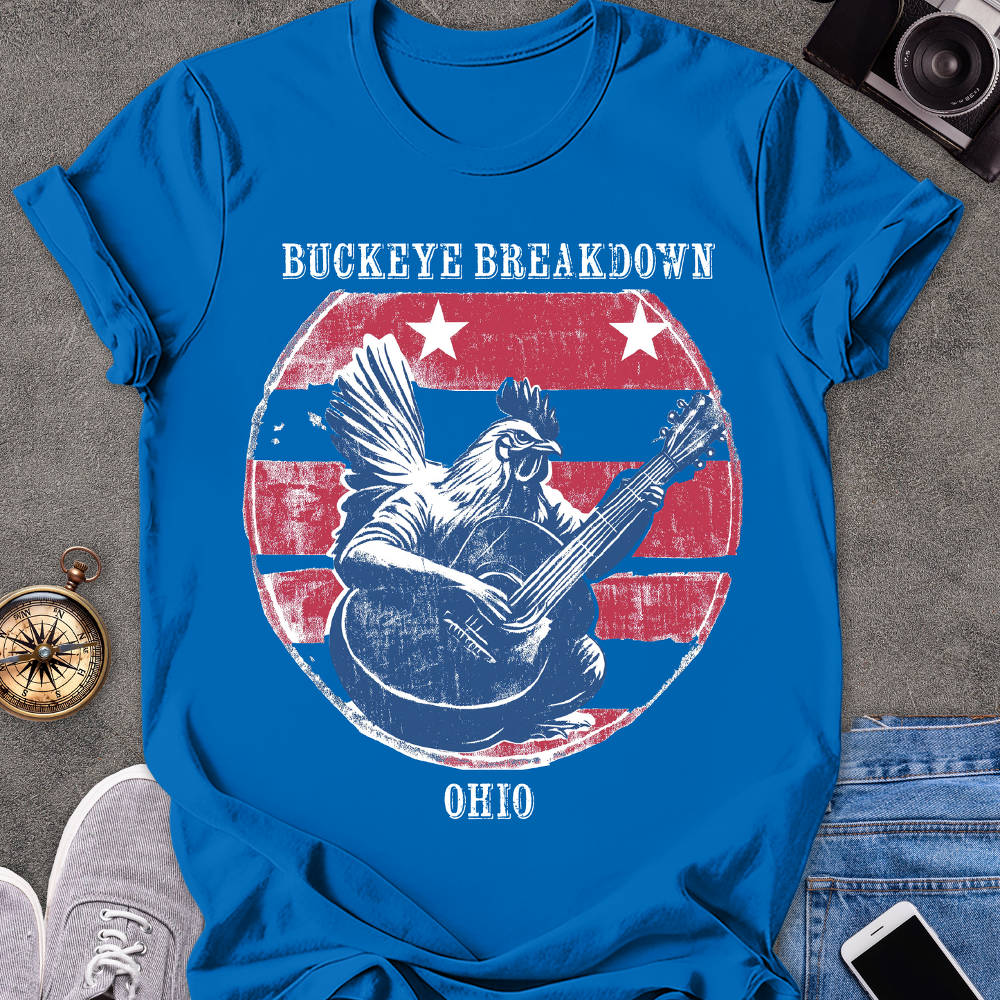 Buckeye Breakdown - Ohio | Unisex Softstyle T-Shirt | Fun and Casual Music Lover Tee