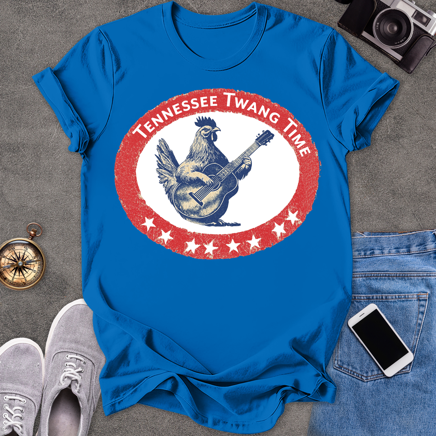 Tennessee Twang Time | Unisex Softstyle T-Shirt | Fun and Casual Music Lover Tee