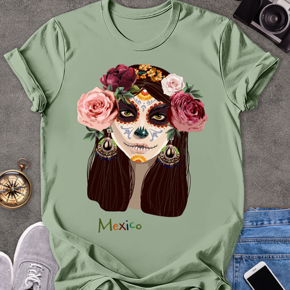 Mexico | Unisex Softstyle T-Shirt | Day of the Dead Tee