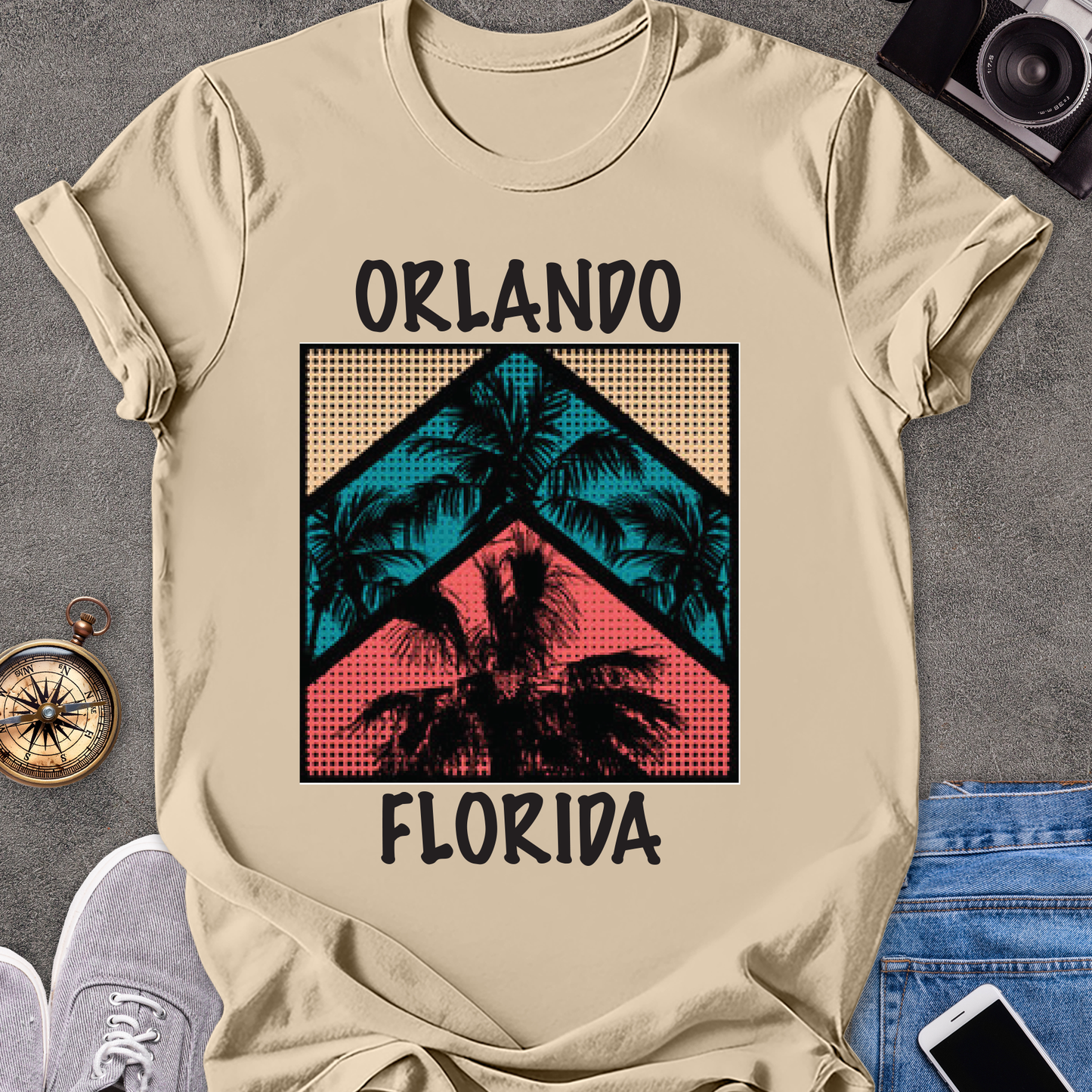 Orlando Florida| Unisex Softstyle T-Shirt | Florida Travel Tee