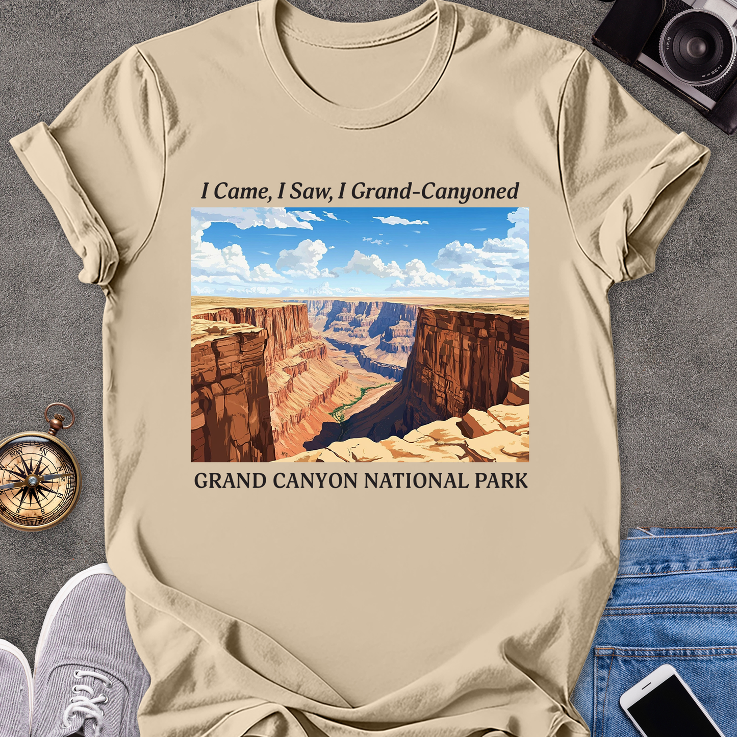 I Came, I Saw, I Grand-Cayoned | Unisex Softstyle T-Shirt | Grand Cayon National Park Tee