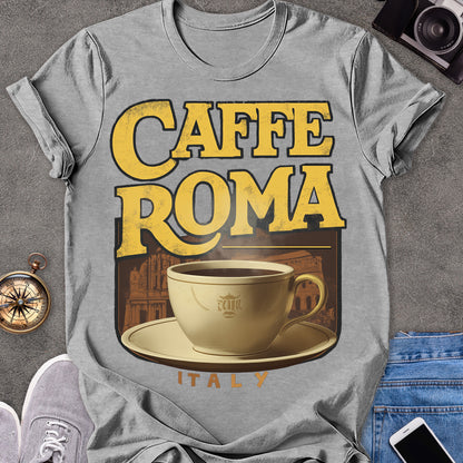 Caffe Roma, Italy | Softstyle T-Shirt | Italian Travel Tee
