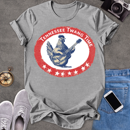 Tennessee Twang Time | Unisex Softstyle T-Shirt | Fun and Casual Music Lover Tee
