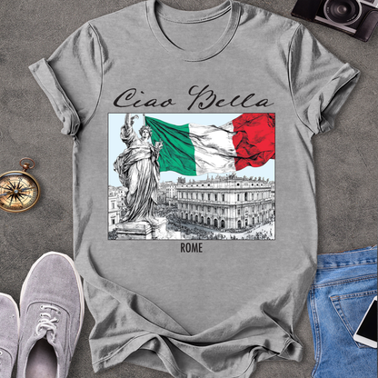 Ciao Bella - Rome Italian Flag T-Shirt