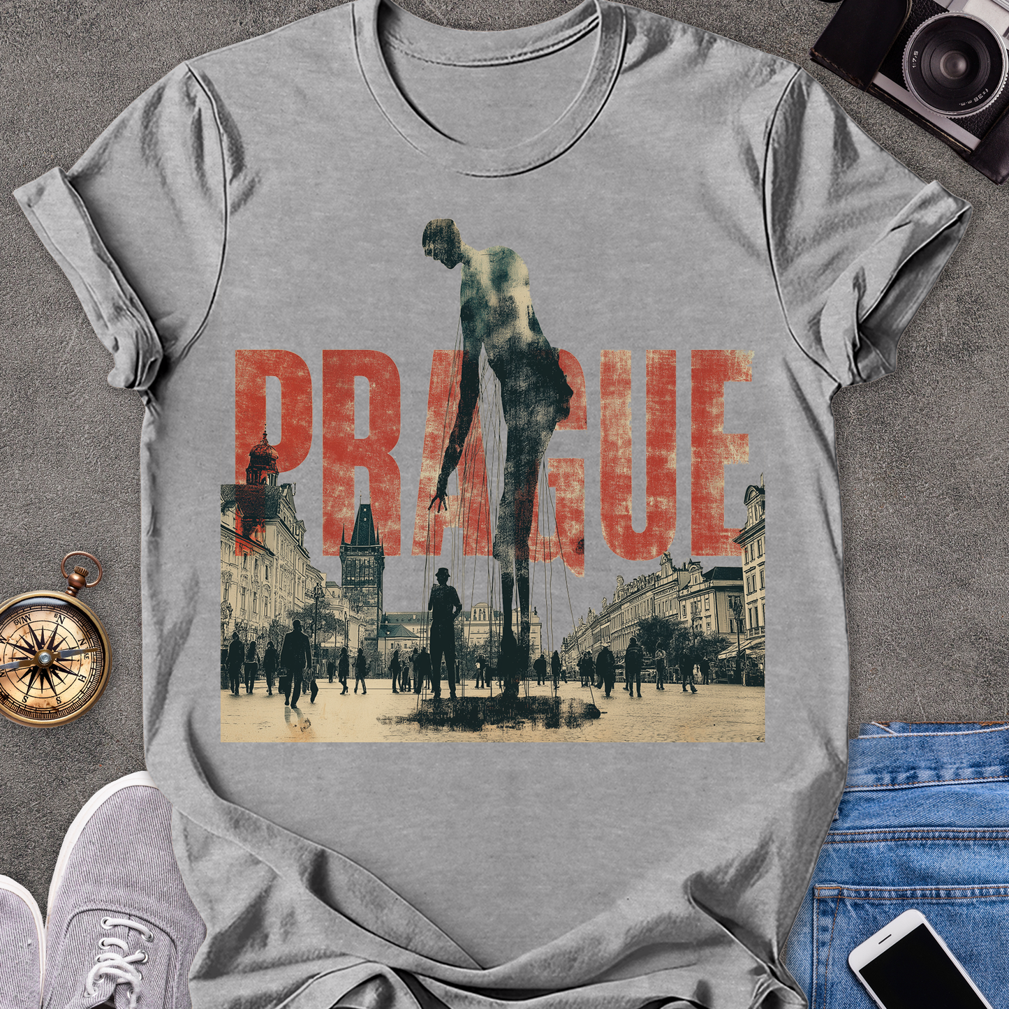 Prague | Unisex Softstyle T-Shirt | Czech Republic Travel Tee
