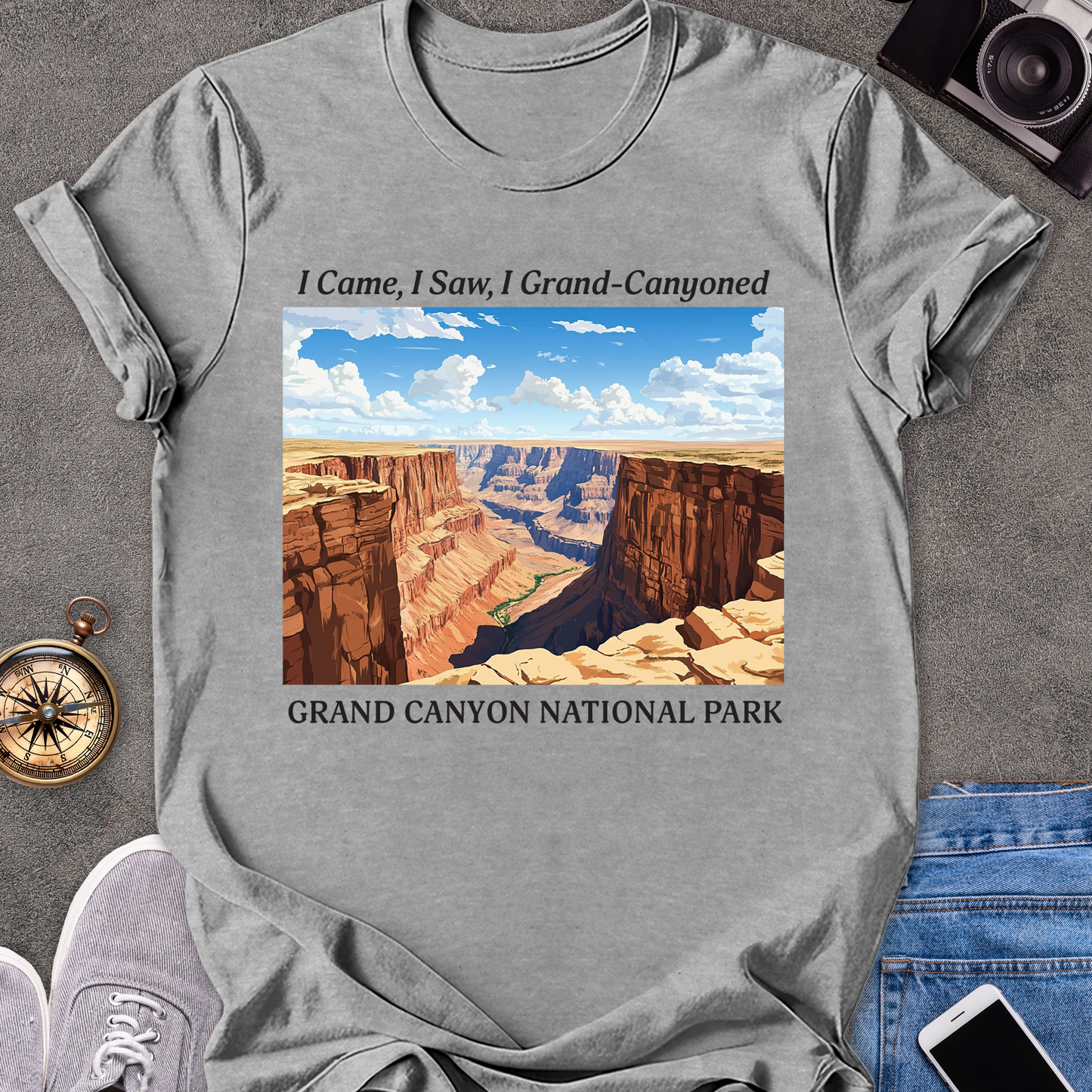 I Came, I Saw, I Grand-Cayoned | Unisex Softstyle T-Shirt | Grand Cayon National Park Tee