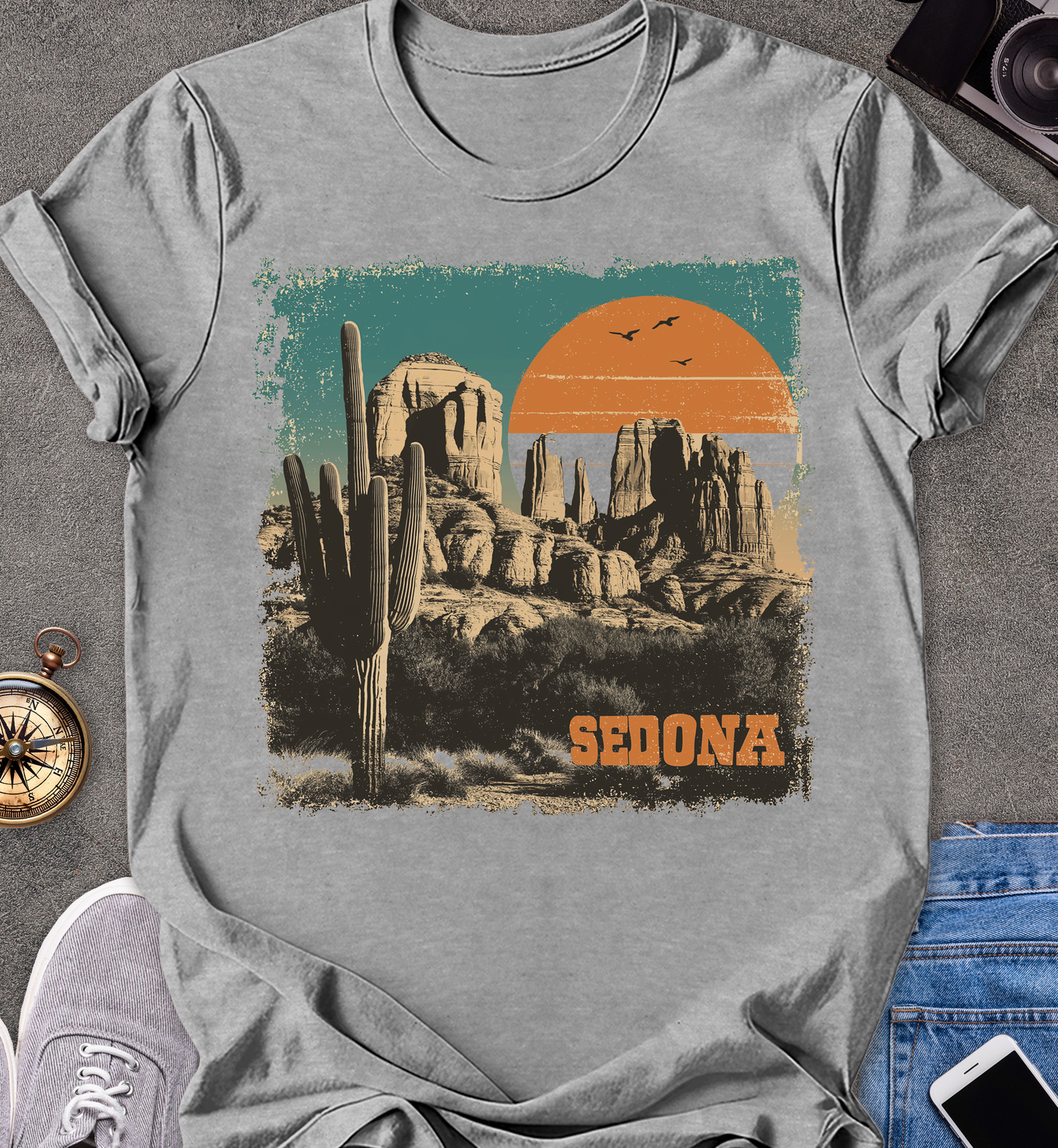 Sedona | Unisex Softstyle T-Shirt | Arizonia Travel Tee