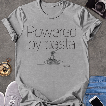 Powered by pasta, Italia | Softstyle T-Shirt | Italy Travel Tee