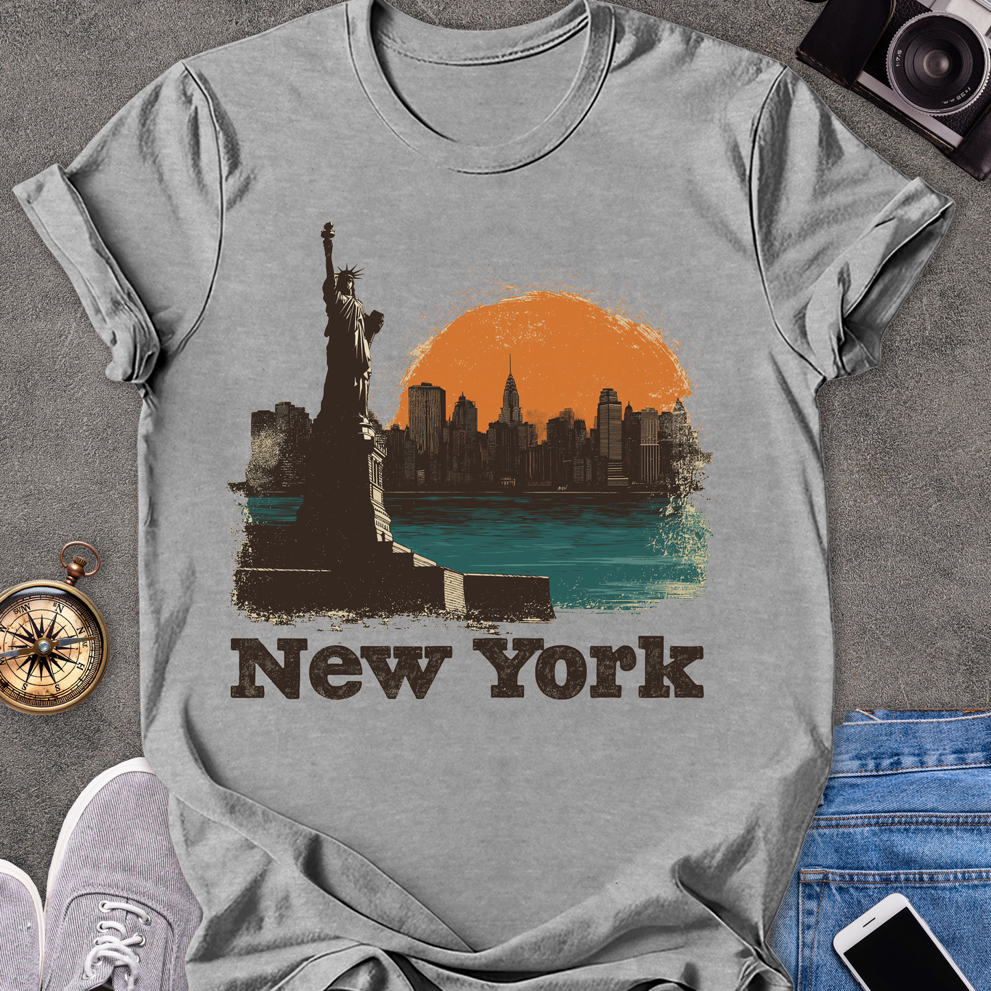 New York | Unisex Softstyle T-Shirt | New York Travel Tee