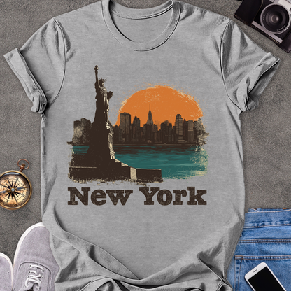 New York | Unisex Softstyle T-Shirt | New York Travel Tee