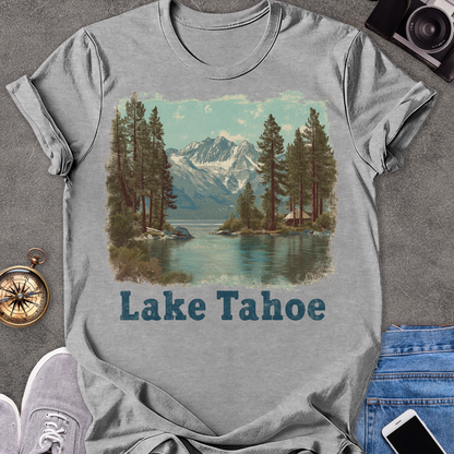 Lake Tahoe | Unisex Softstyle T-Shirt | Lake Tahoe Travel Tee