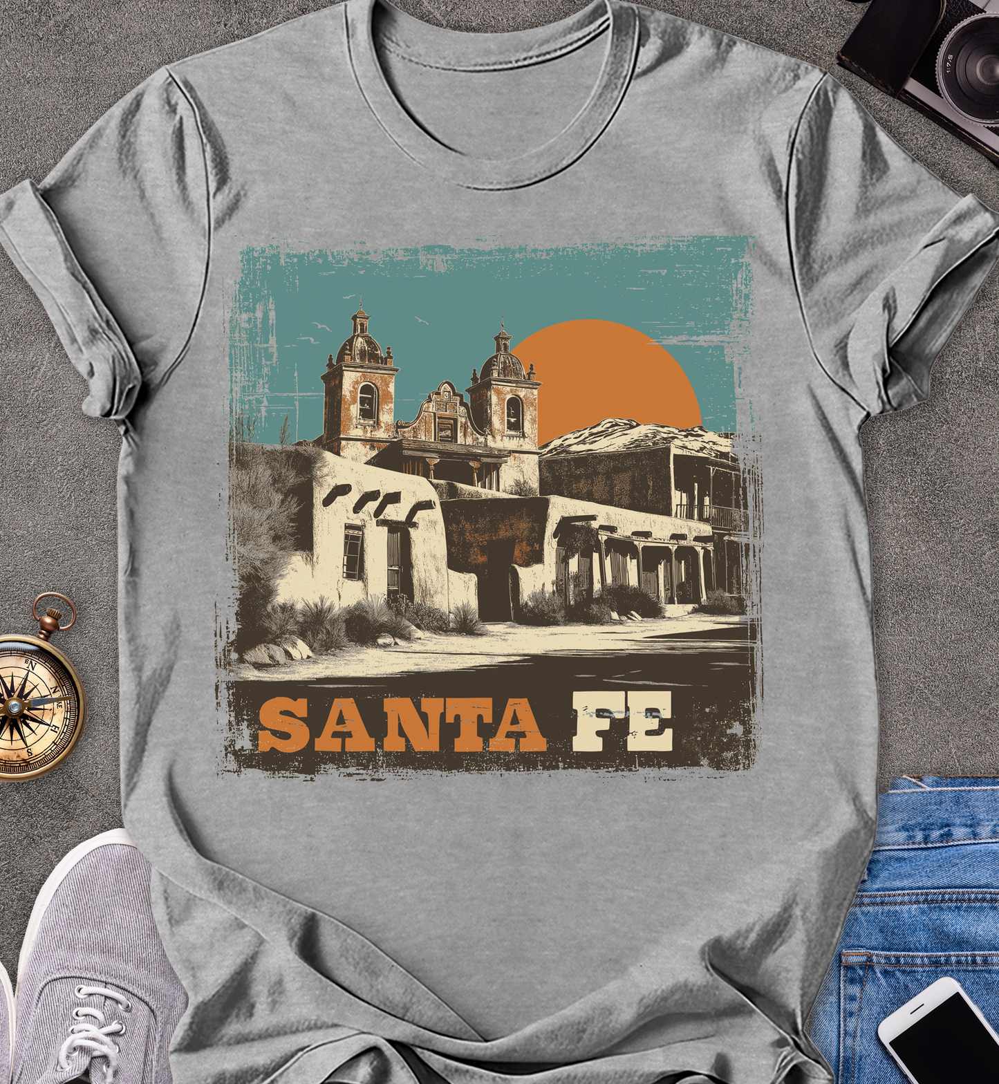 Santa Fe | Unisex Softstyle T-Shirt | New Mexico Travel Tee