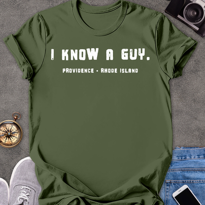 I Know A Guy - Providence, Rhode Island| Unisex Softstyle T-Shirt | Rhode Island Travel Tee
