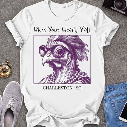 Bless Your Heart Y'all Charleston,South Carolina T-Shirt