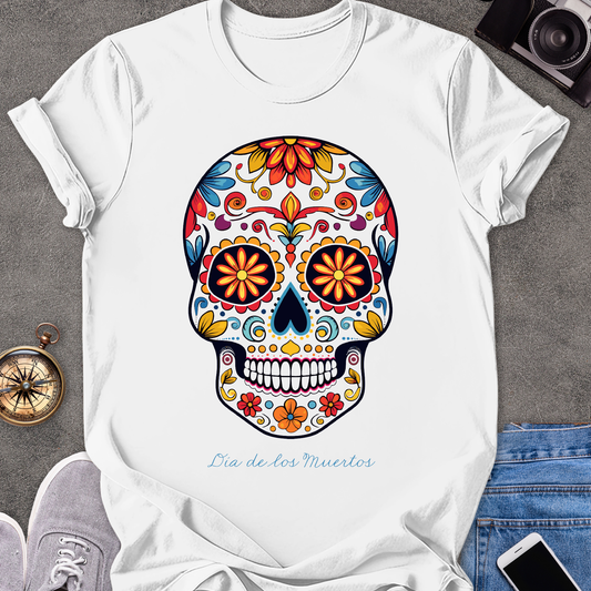 Día de los Muertos (Day of the Dead)| Unisex Softstyle T-Shirt | Mexican Sugar Skull tee