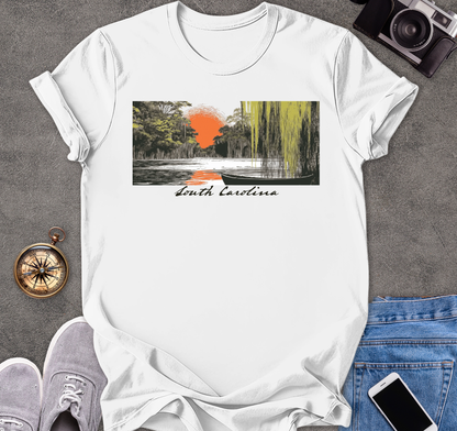 South Carolina-Moss in The Trees | Unisex Softstyle T-Shirt | Travel Lover Tee