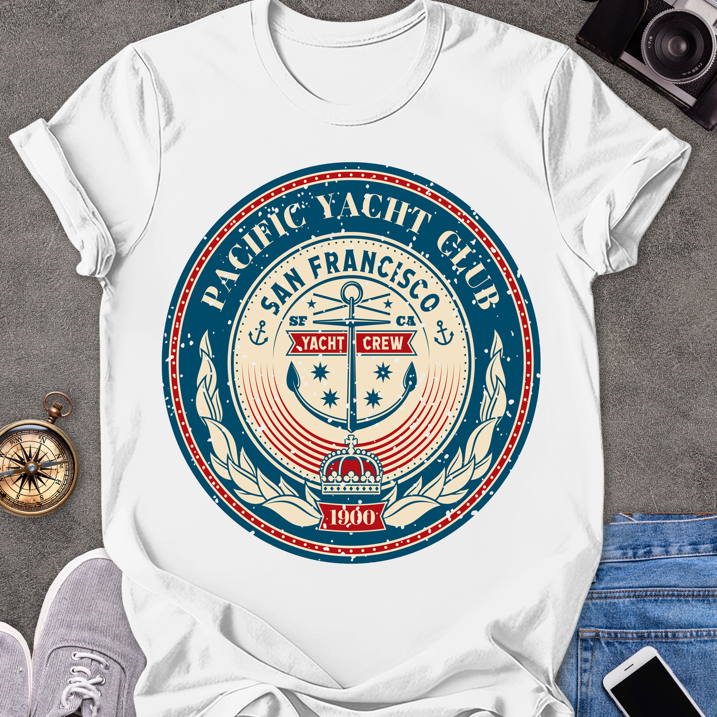 Pacific Yacht Club | Unisex Softstyle T-Shirt | San Francisco Travel Tee