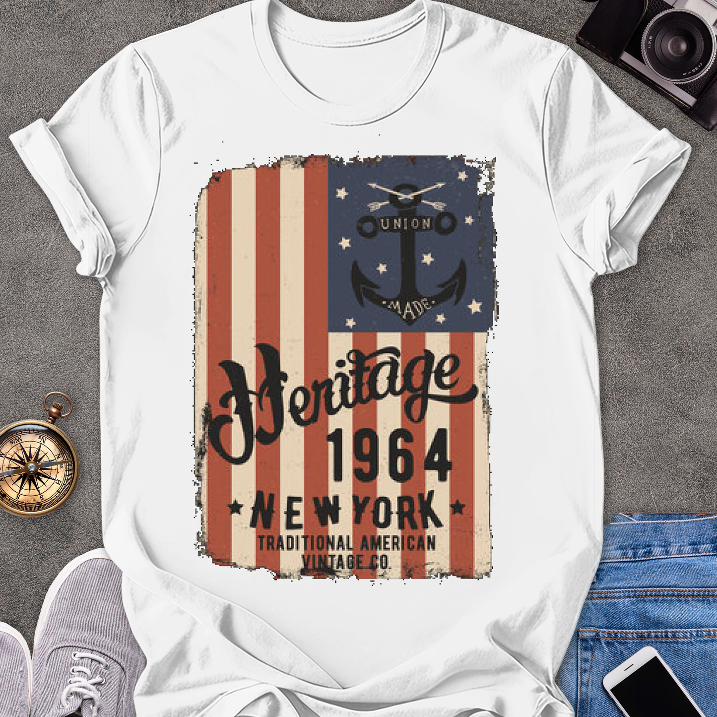 Heritage 1964 New York | Unisex Softstyle T-Shirt | Retro New York Travel Tee
