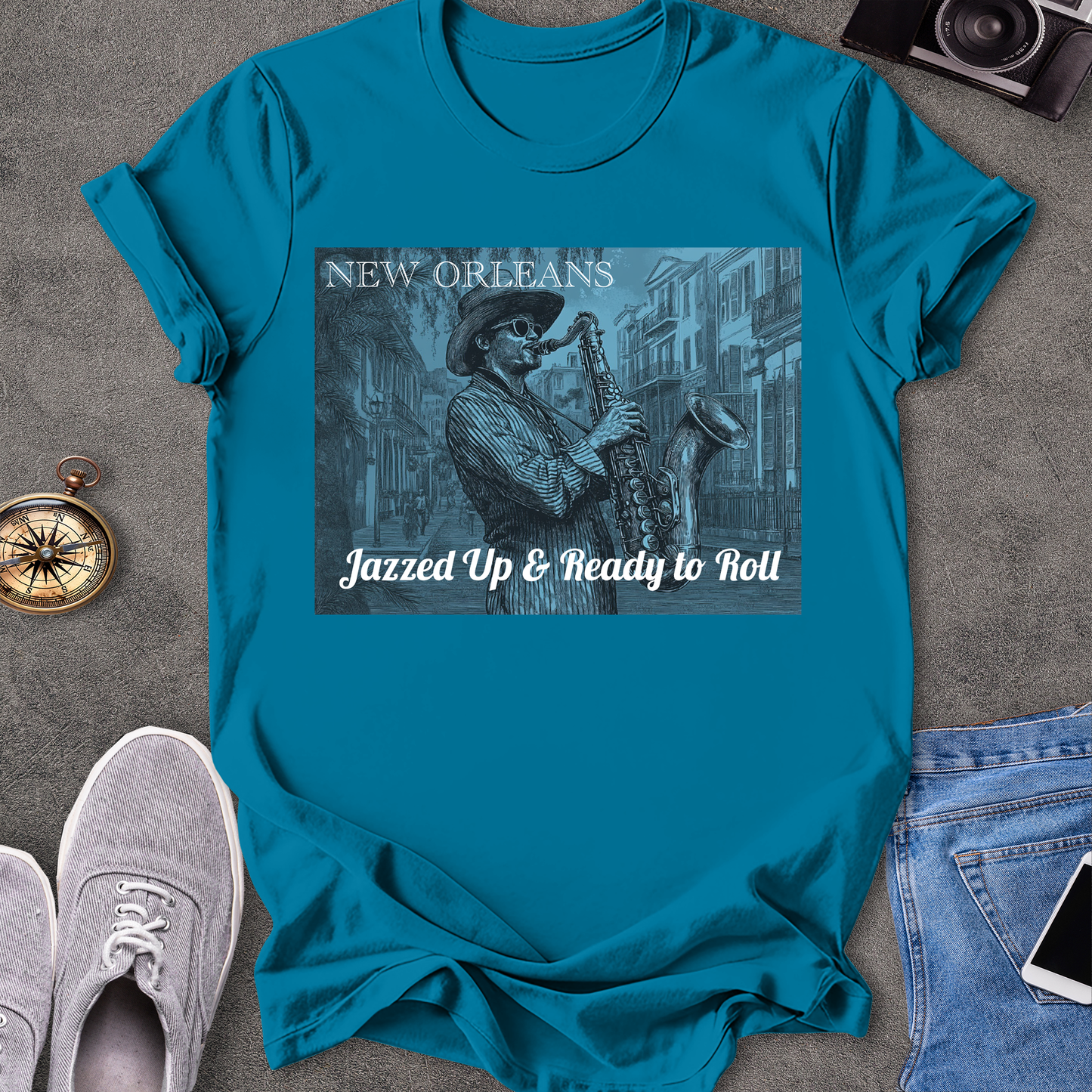 New Orleans - Jazzed Up & Ready to Roll T-Shirt