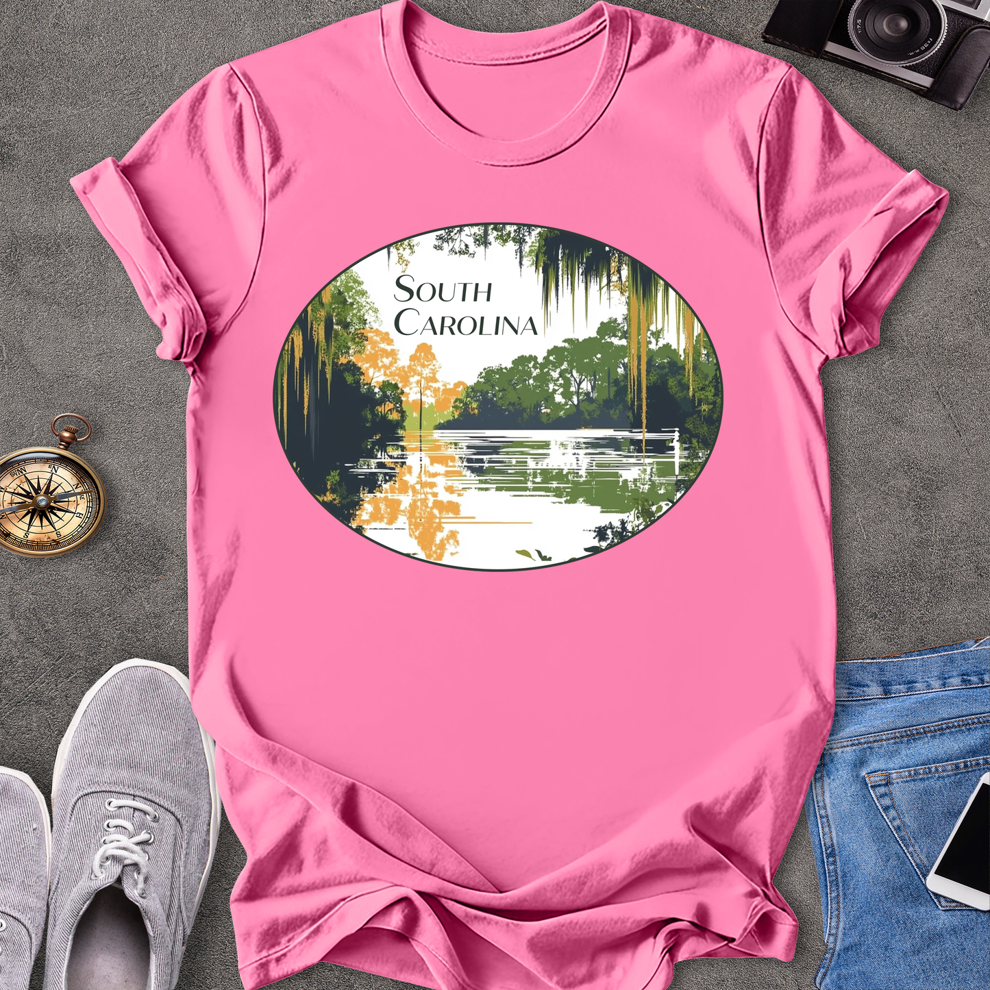 South Carolina - Moss in the Trees T-Shirt