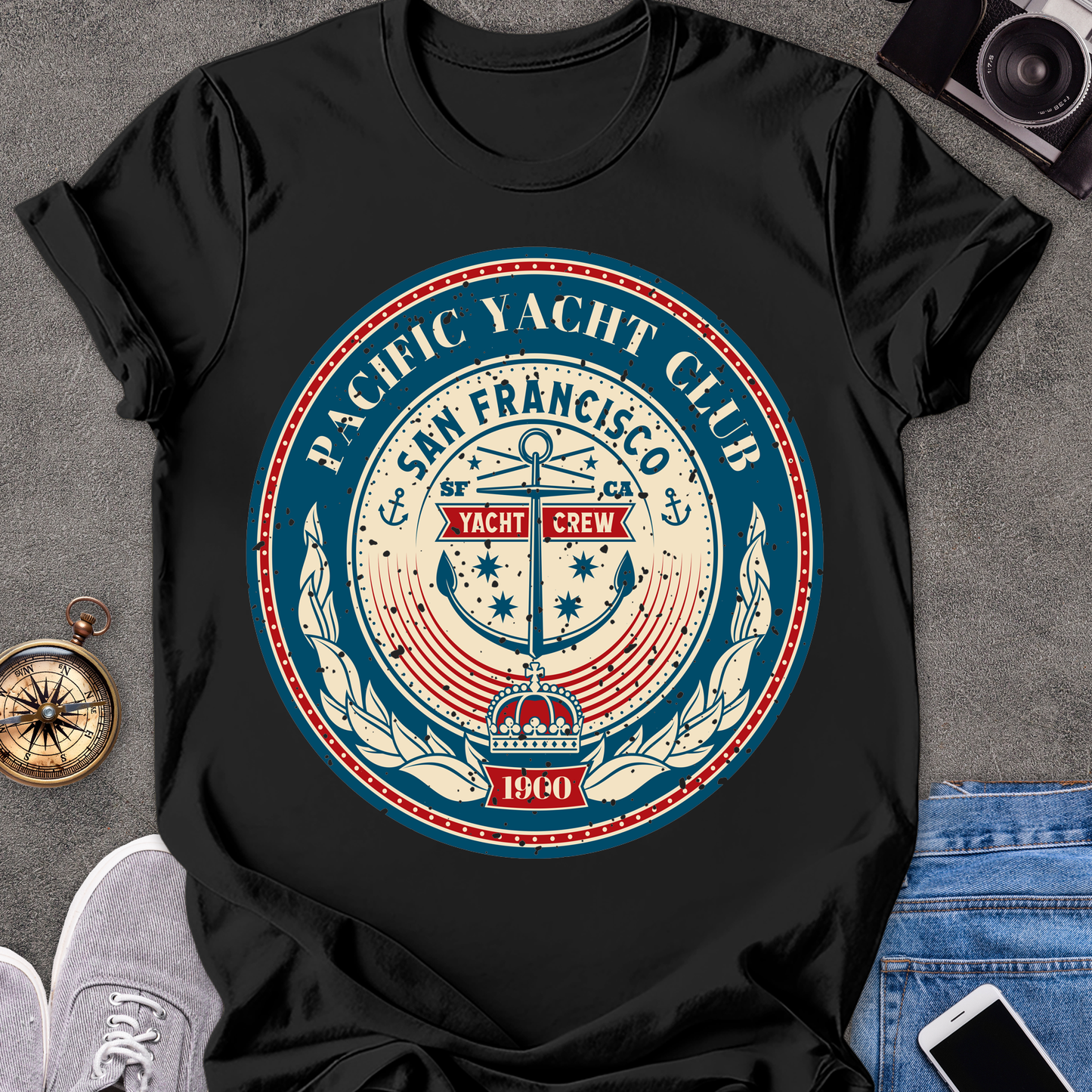 Pacific Yacht Club | Unisex Softstyle T-Shirt | San Francisco Travel Tee