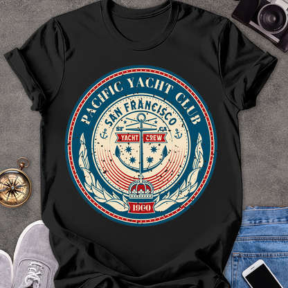 Pacific Yacht Club | Unisex Softstyle T-Shirt | San Francisco Travel Tee