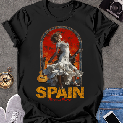 Spain, Flamenco Rhythm | Softstyle T-Shirt | Spain Travel Tee