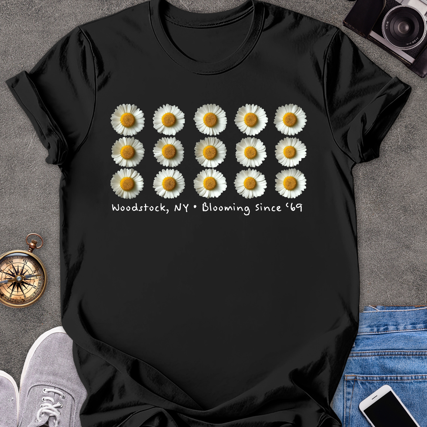 Woodstock, NY - Blooming Since '69 | Unisex Softstyle T-Shirt | New York Travel Tee