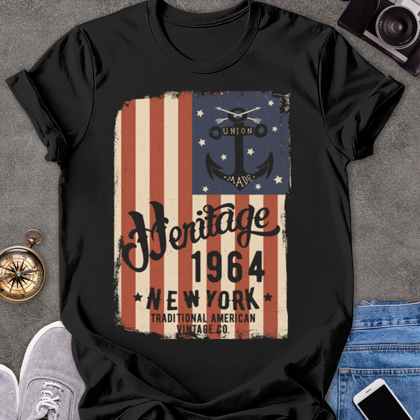 Heritage 1964 New York | Unisex Softstyle T-Shirt | Retro New York Travel Tee