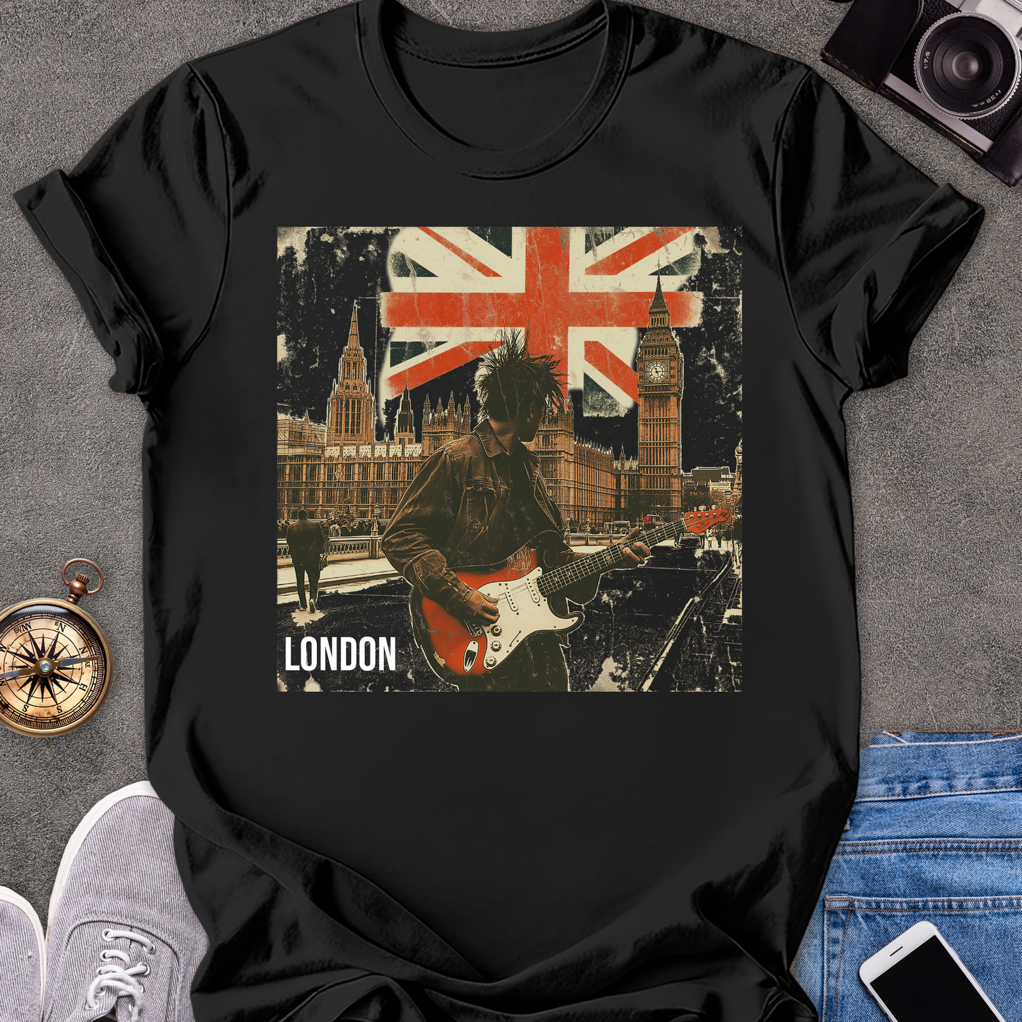 London | Unisex Softstyle T-Shirt | Rock Travel Tee