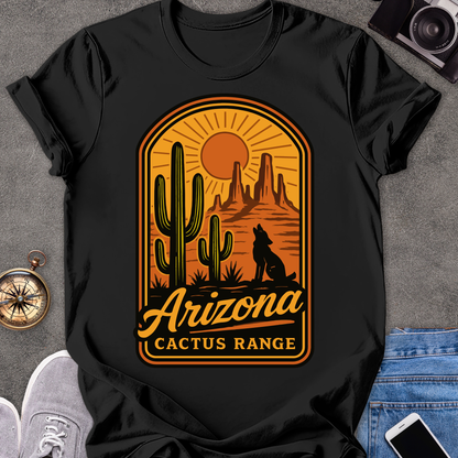 Arizona Cactus Range | Softstyle T-Shirt | Outdoor Travel Tee