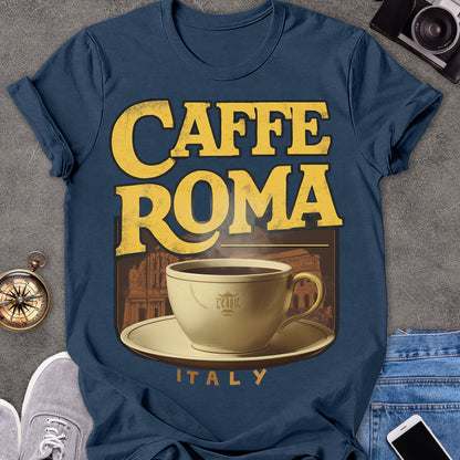 Caffe Roma, Italy | Softstyle T-Shirt | Italian Travel Tee
