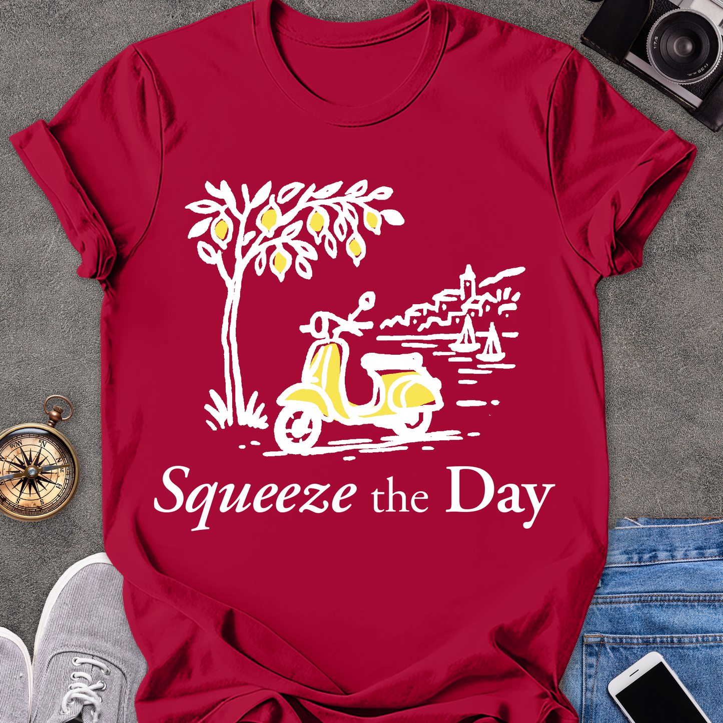 Squeeze the Day | Softstyle T-Shirt | Italy Travel Tee