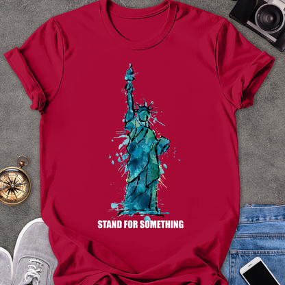 Stand For Something | Unisex Softstyle T-Shirt | USA Travel Tee