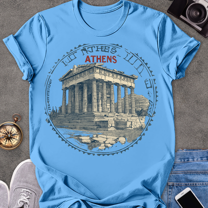 Athens | Unisex Softstyle T-Shirt | Greek Travel Tee