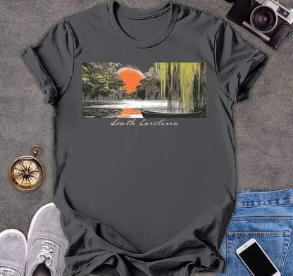 South Carolina-Moss in The Trees | Unisex Softstyle T-Shirt | Travel Lover Tee