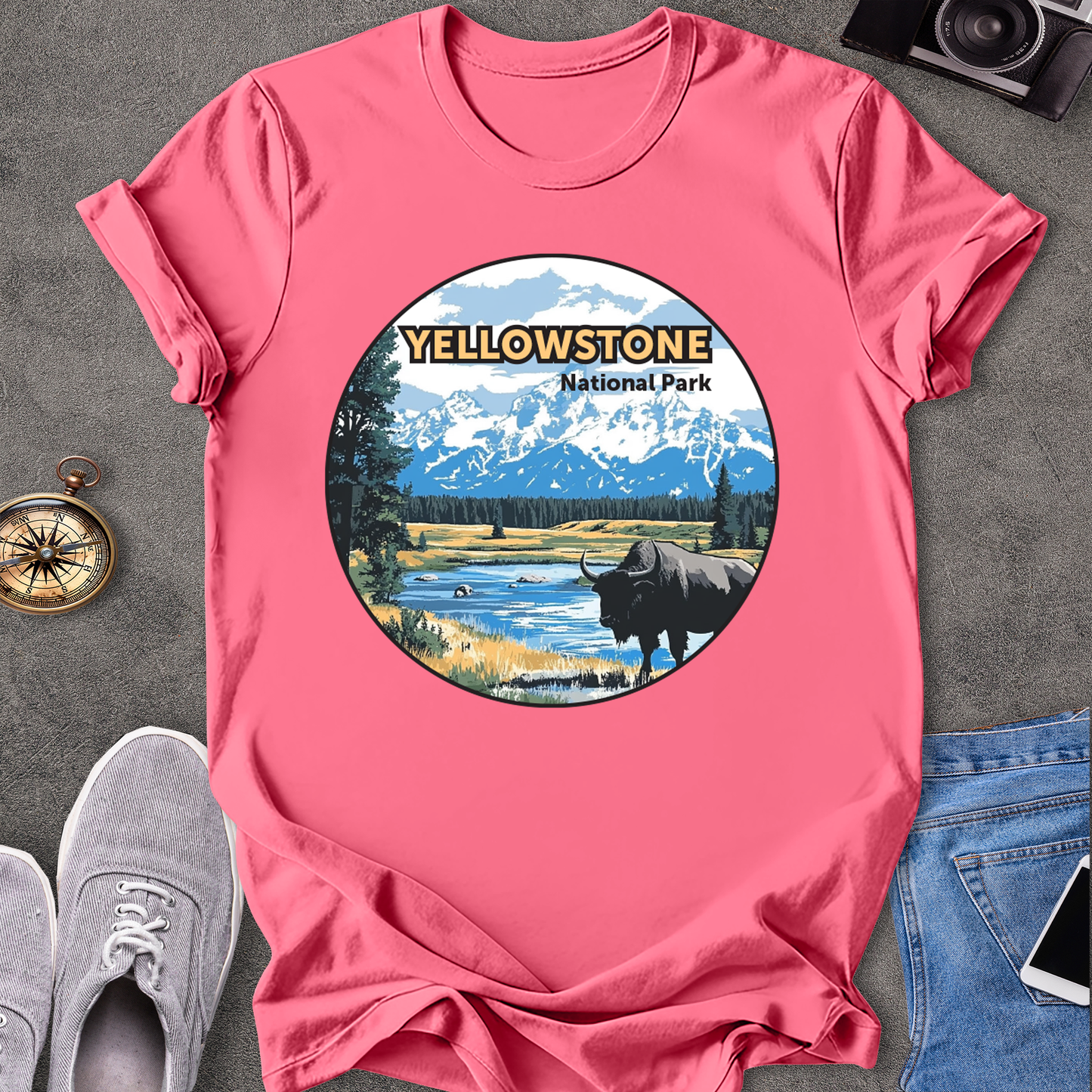 Yellowstone National Park, Wyoming T-Shirt