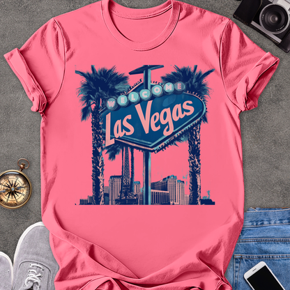 Las Vegas, Welcome| Unisex Softstyle T-Shirt | Nevada Travel Tee
