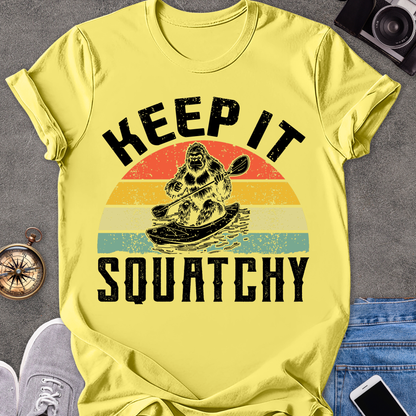 Keep It Squatchy| Unisex Softstyle T-Shirt | Bigfoot Travel Tee