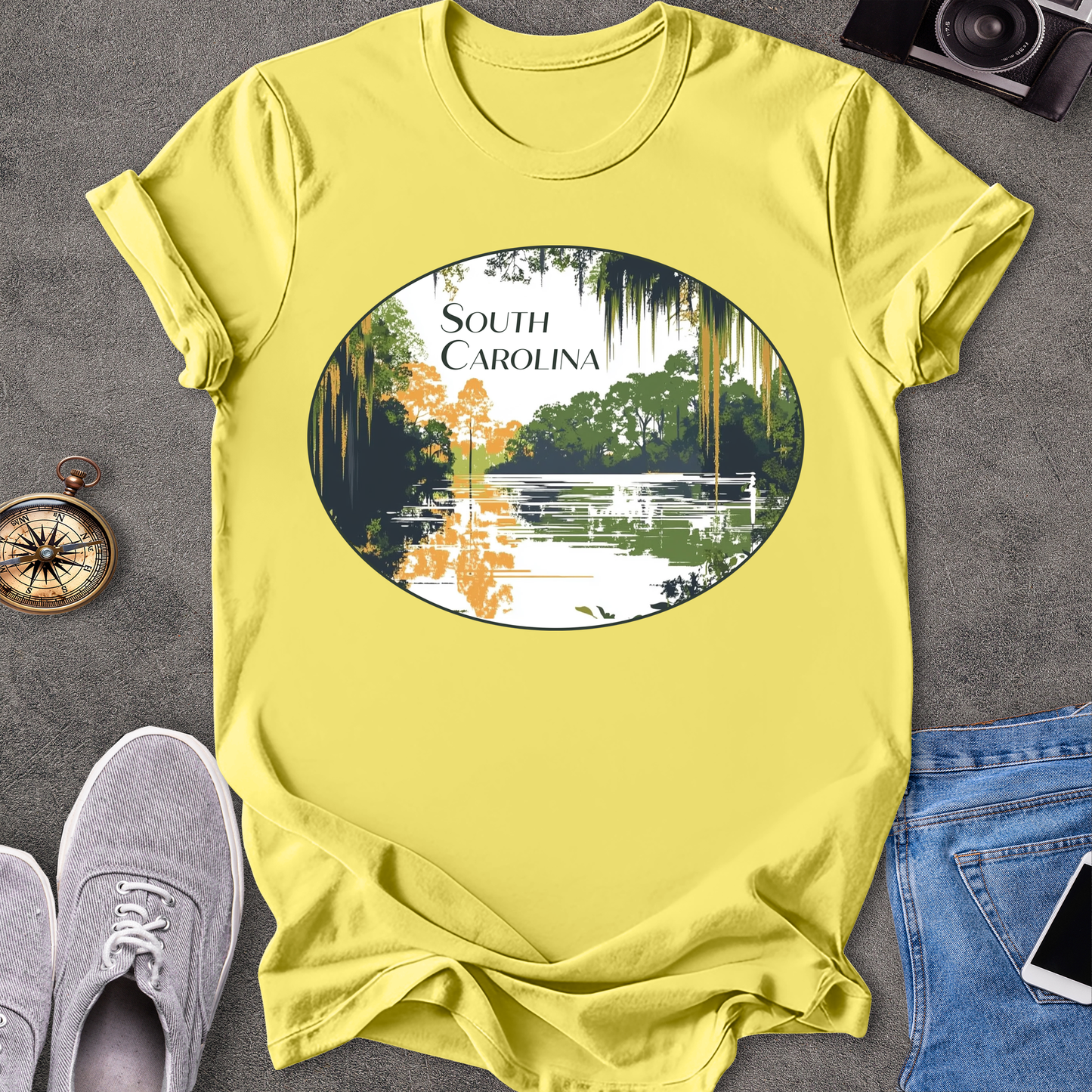 South Carolina - Moss in the Trees T-Shirt