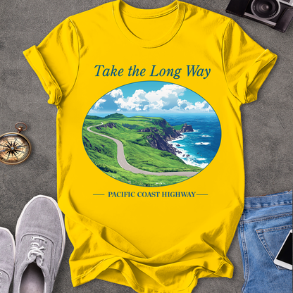 Take the Long Way, Pacific Coast Highway - T-Shirt