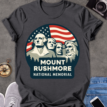 Mount Rushmore National Memorial | Unisex Softstyle T-Shirt | South Dakota Travel Tee